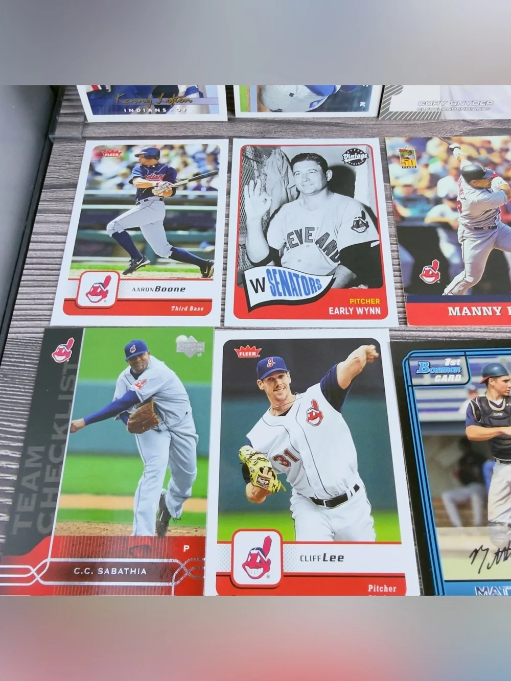 Cleveland Indians 18 Card Lot Manny Ramirez Sabathia Lofton + RC